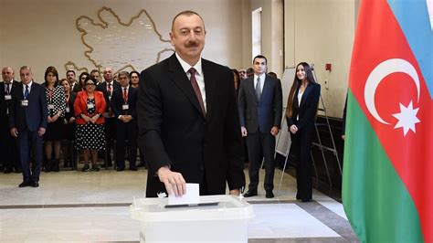 Azerbaijans Aliyev Set To Win Barely Contested Presidential Election