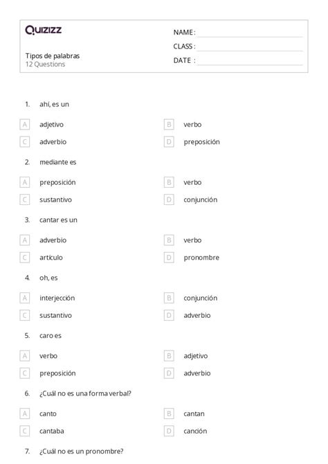 Analizar La Elecci N De Palabras Hojas De Trabajo En Quizizz