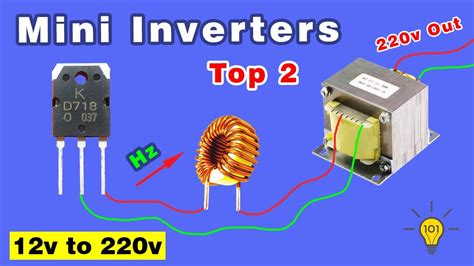 How To Make 12v To 220v Mini Inverter At Home Inverter TIP3055 D718