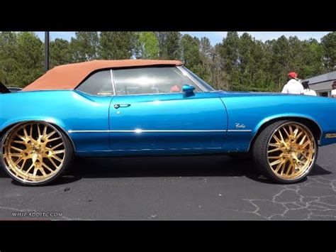 WhipAddict LS Kandy Teal 72 Oldsmobile Cutlass Convertible On Brushed