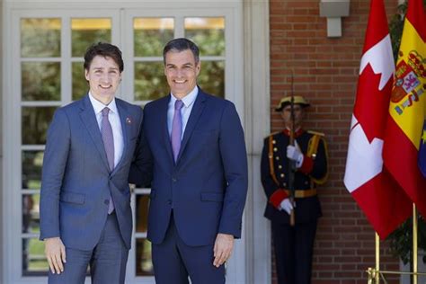 Trudeau felicita a Pedro Sánchez por su reelección como presidente del