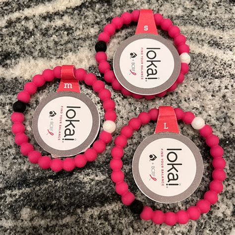 NEW Lokai Breast Cancer Limited Edition Pink Bracelet Choose Size S L