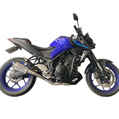 Ponteira Escapamento Esportivo Completo Moto Yamaha Mt Inox Longo