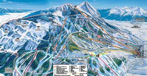 Crested Butte Ski Map – Map Of The Usa With State Names