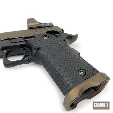 Two Toned Sti Staccato P Handgun By Jason Cerakote