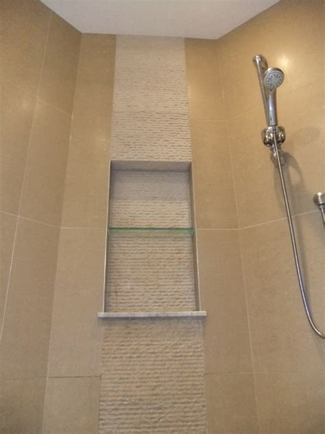 Recessed Niche In Shower Area