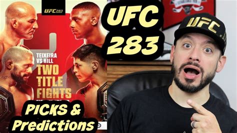 Ufc Full Card Picks Predictions Teixeira Vs Hill