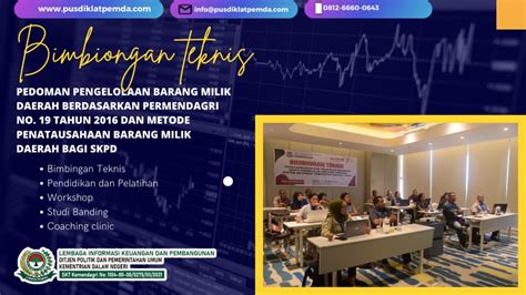 Bimtek Pedoman Pengelolaan Barang Milik Daerah Berdasarkan Permendagri