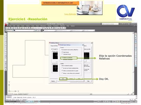 Ejercicio Coordenadas Relativas Ppt