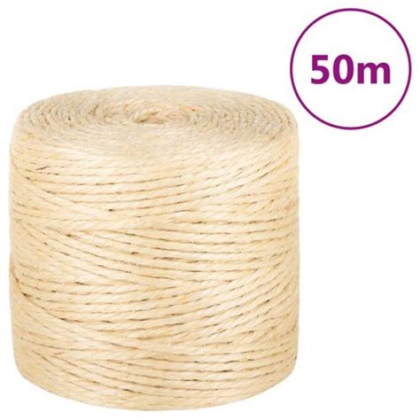 Cuerda 100 Sisal 4 Mm 50 M Vidaxl Con Ofertas En Carrefour Ofertas