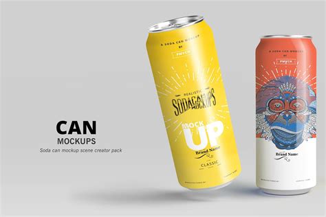 67 Amazing Juice Can Mockup - Free Mockup