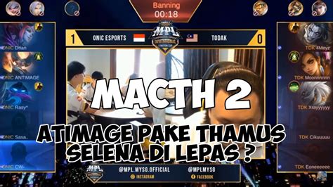 Onic Vs Todak Match Mpl Invitational Qualifier Day Youtube