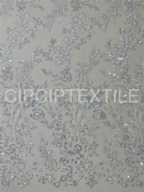 NEW NUDE ODILIA EXQUISITE PEARL BEADED LACE