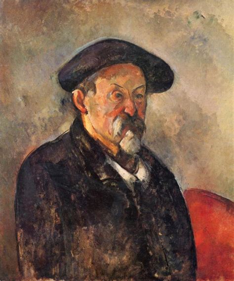 Self Portrait With Beret Paul Cezanne 1900 Totally History