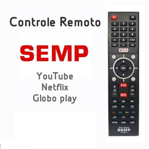 CONTROLE REMOTO TV LCD LED SMART SEMP TOSHIBA SKY 9043 Shopee Brasil