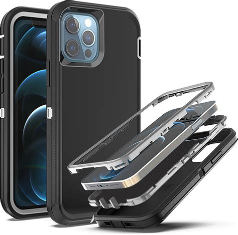 Ymhxcy For Iphone Pro Max Case Shockproof Dropproof Dust Proof Drop