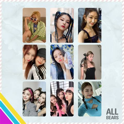 Itzy Photocards Fanmade Cards Kpop Polaroid Yeji Yuna Chaeryoung