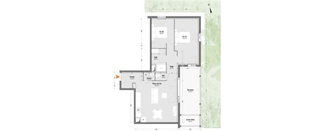 Plan Appartement T De M Neuf Moliets Et Maa R Sidence Vert