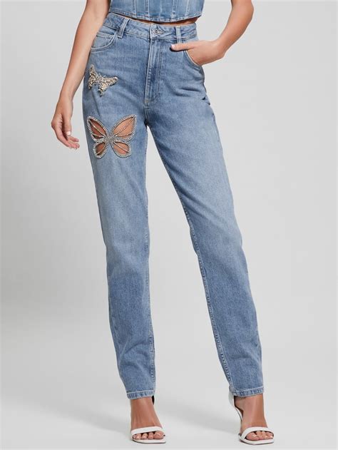 High Rise Mom Denim Pant Women GUESS Official Website