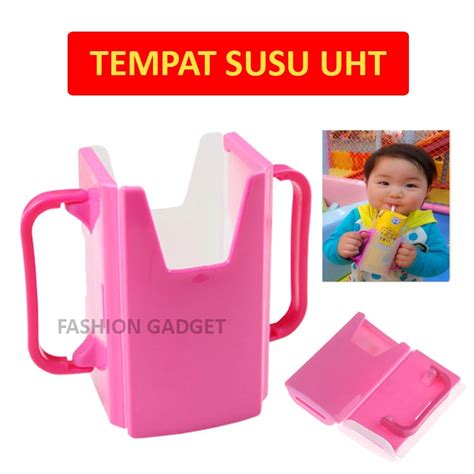 Jual Milk Box Holder Tempat Minum Susu Kotak Uht Plastik Tempat Jus