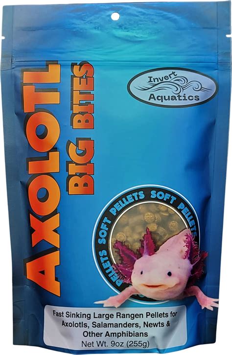 Invert Aquatics Axolotl Big Bites Fast Sinking Soft