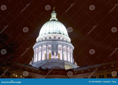 Capitol Building In Madison 829635 Stock Photo Image Of Night