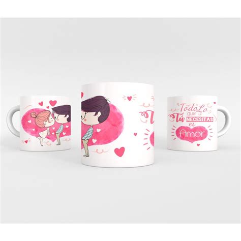 Taza Todo Lo Que Necesitas Es Amor Recuerdos Baby