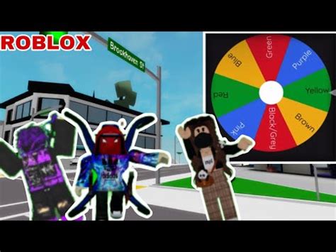 SPIN THE WHEEL CHOOSES In Roblox Hide Seek BrookHaven RP YouTube