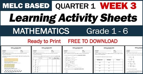 Math Q Week Melc Based Learning Activity Sheets Deped Click Photos