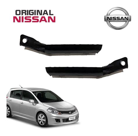 Guia Parachoque Dianteiro Tiida 2014 Original Nissan Kit C 2 Frete grátis