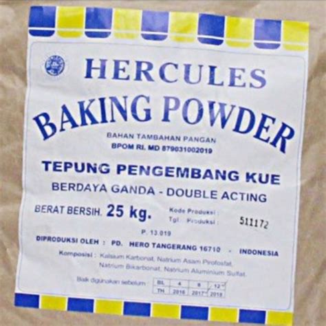 Jual REPACK 1KG HERCULES BAKING POWDER DOUBLE ACTING Baking Soda