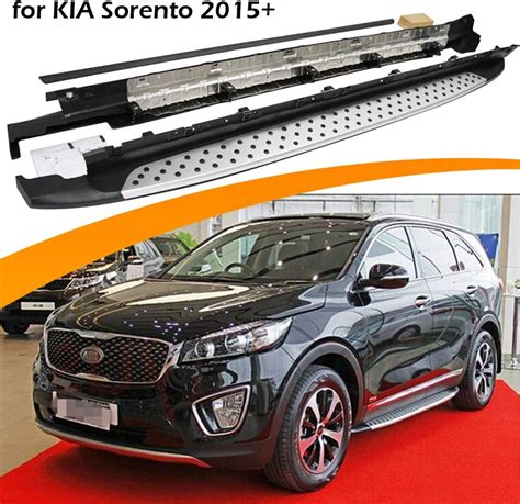 Snaiauto Fit For Kia Sorento Running Board Nerf Bar Side Step