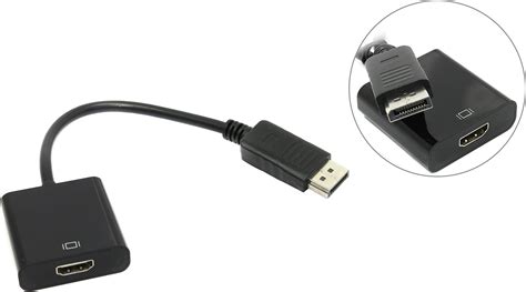 Переходник Display Portmale Hdmi Female Cablexpert A Dpm Hdmif 002