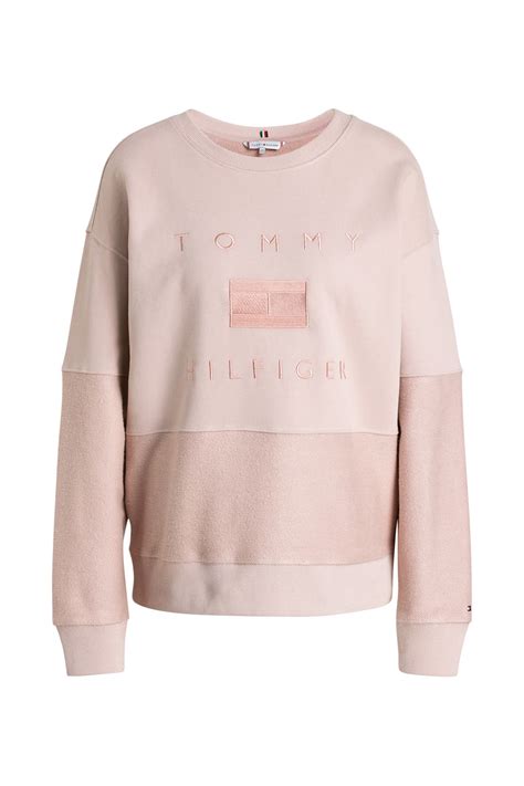 Sweatshirt Tonal Altrosa Tommy Hilfiger Günstig Online Kaufen