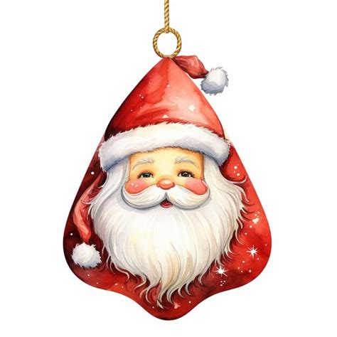 Premium Ai Image There Is A Christmas Ornament With A Santa Claus