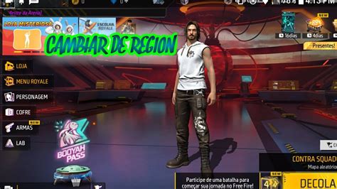 Como Cambiar De Region En Free Fire Youtube