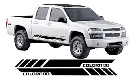 Sticker Calca Franjas Laterales Para Chevrolet Colorado