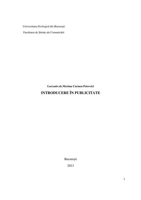 Pdf Introducere In Publicitate Notiuni Teoretice Dokumen Tips