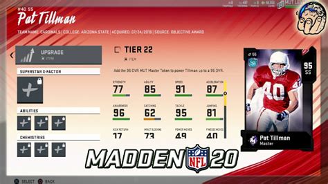 Madden 20 Eaaccess Secret Solos Complete Usa War Hero Pat Tillman