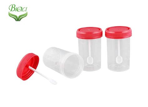 PP 30 Ml 60 Ml Stool Sample Cup Specimen Collection Container With Or