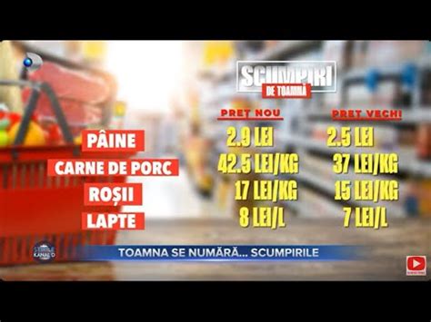 Stirile Kanal 17 10 2023 Toamna Se Numara Scumpirile Editie De