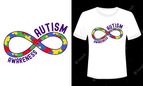 Premium Vector Autism Awareness Day T Shirt Design Vector Illustration