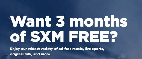 Get Sirius XM FREE for 3 Months - No Credit Card Needed - Couponing ...