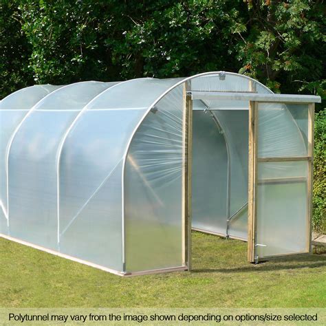 Ft Wide Poly Tunnels Domestic Garden Polytunnels Plastic Polythene