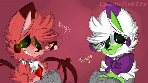 Xangle And Tangle By Caramelcraze On Deviantart