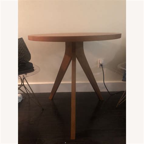 West Elm Tripod Dining Table Walnut AptDeco