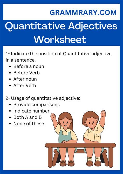 Quantitative Adjectives Definition Types And Worksheet Grammrary