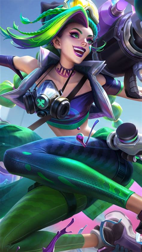 Chromacrash Jinx Lol League Of Legends League Of Legends Poster