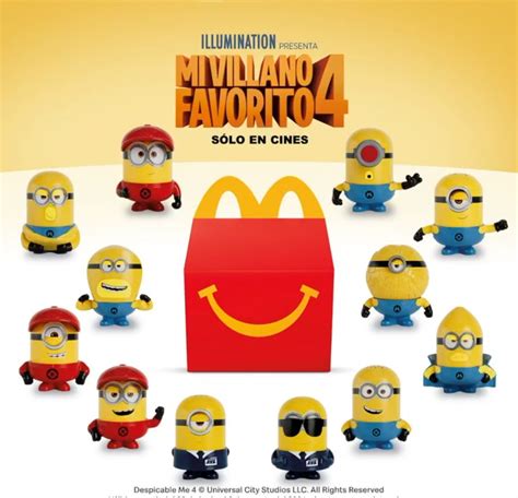 Nueva Cajita Feliz McDonald S Con Los Minions De Mi Villano Favorito 4