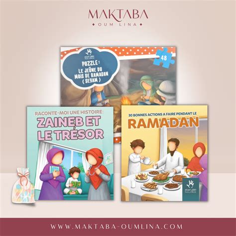 pack enfants spécial ramadan Maktaba Oum Lina